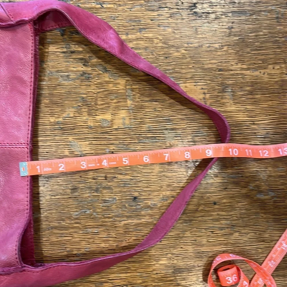 American Leather Co Pink Leather Hobo bag - Picture 9 of 11